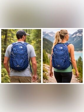 NORTH FACE UNISEX BOREALIS BACKPACK Camping, School, Commuter Summit Navy